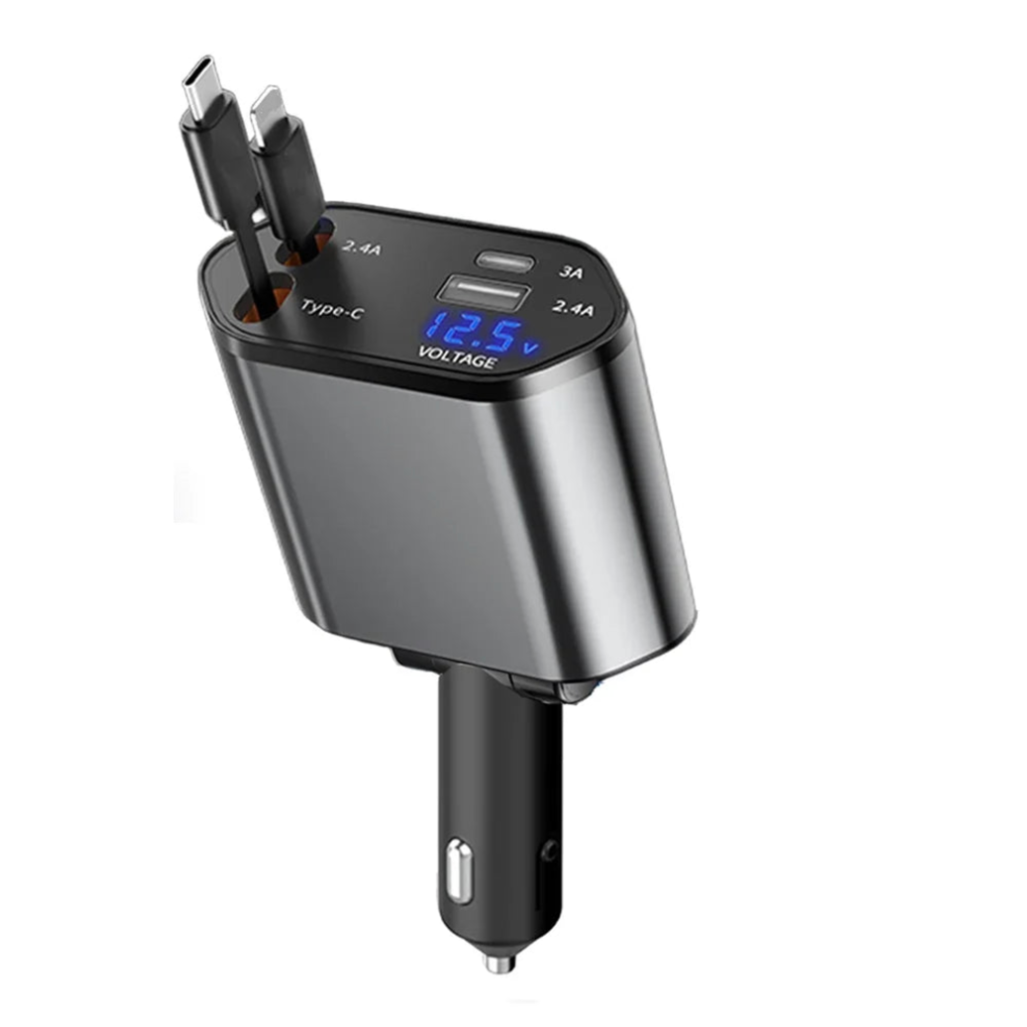 Boîtier de Charge automobile 120W - 4 en 1