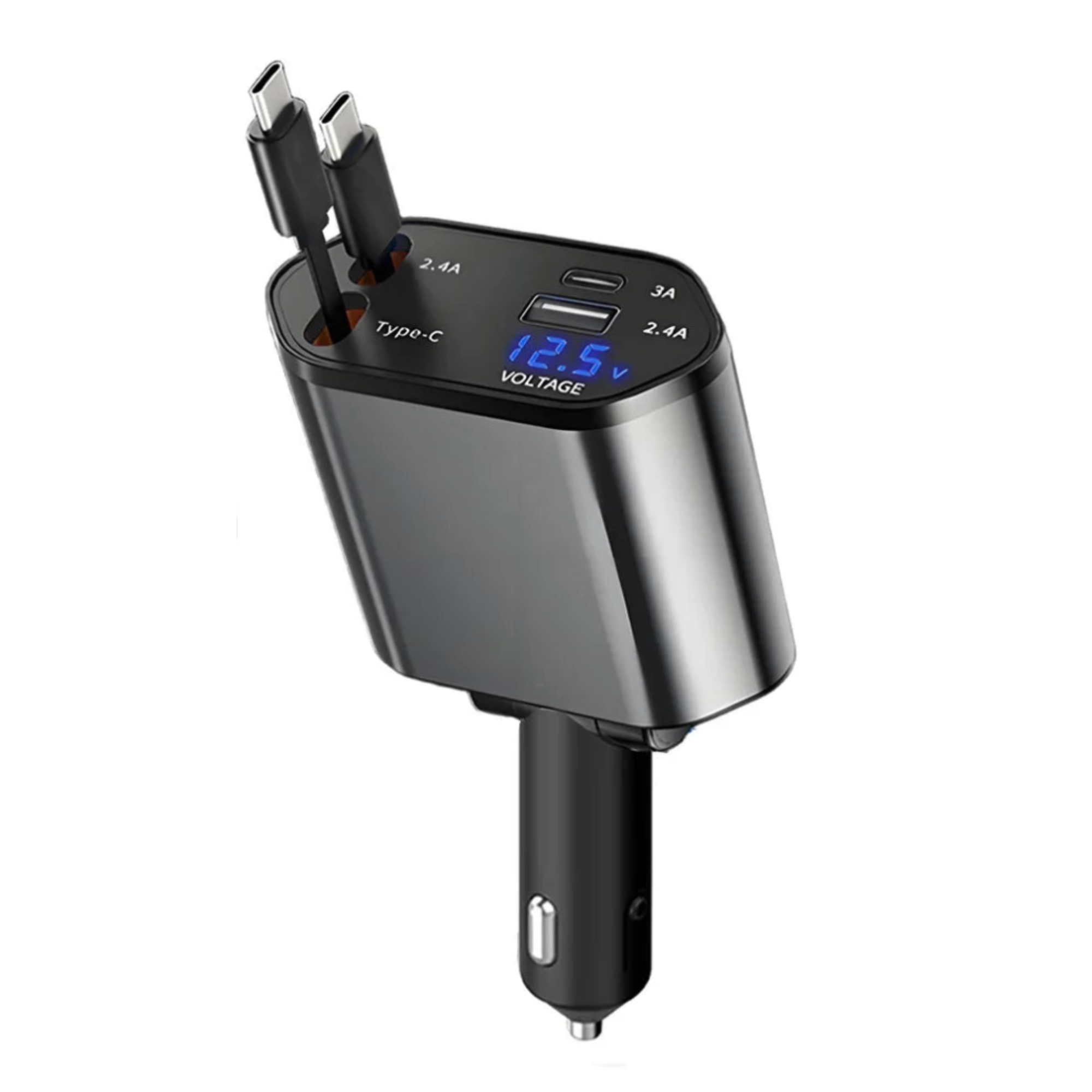 Boîtier de Charge automobile 120W - 4 en 1